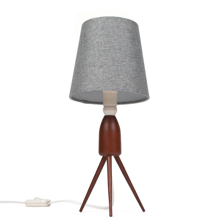 Tripod Danish vintage table lamp