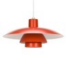 Oranje vintage PH 4/3 ontwerp Poul Henningsen