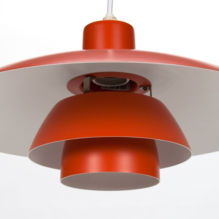 Oranje vintage PH 4/3 ontwerp Poul Henningsen