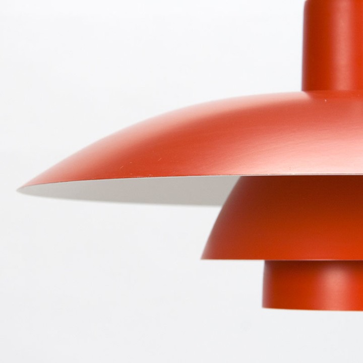 Oranje vintage PH 4/3 ontwerp Poul Henningsen