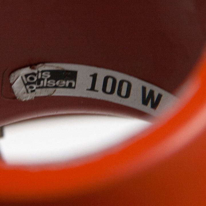 Oranje vintage PH 4/3 ontwerp Poul Henningsen