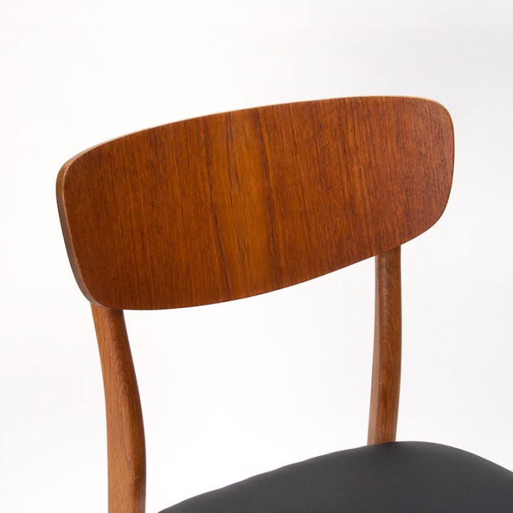 Eettafel stoel vintage Deens model uit de jaren 50