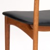 Eettafel stoel vintage Deens model uit de jaren 50