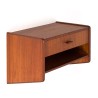 Danish teak Mid-Century wall cabinet in teak