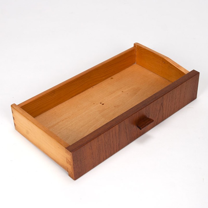 Danish teak Mid-Century wall cabinet in teak