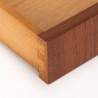 Deens teak Mid-Century wandkastje in teak