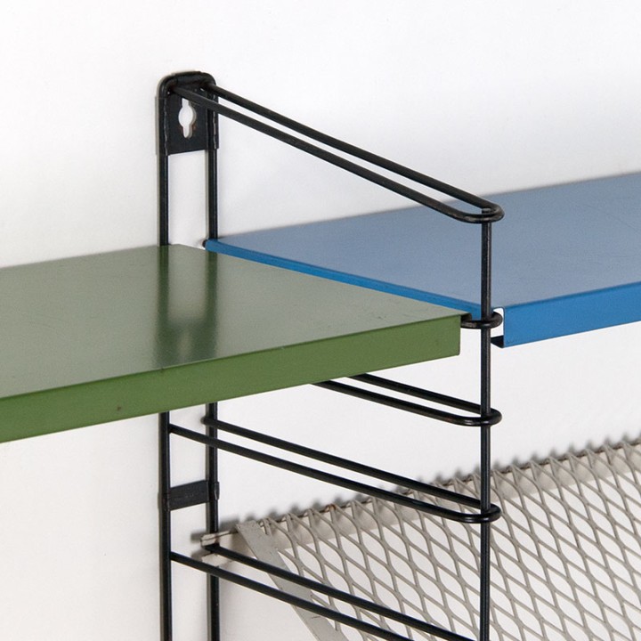 Vintage wall system/bookshelves by Tomado