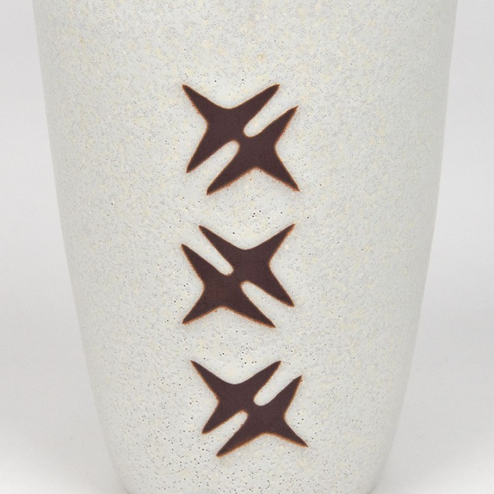 Ravelli model 17-3 vintage vase with stars