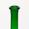Grote glazen vintage fles/ karaf in groene uitvoering