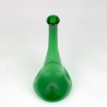 Grote glazen vintage fles/ karaf in groene uitvoering