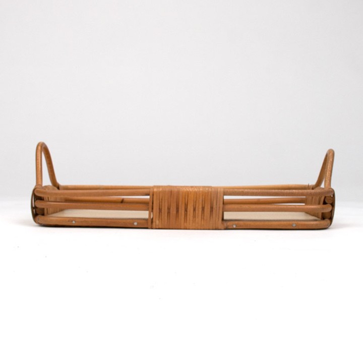 Small 1950s bamboo serving tray