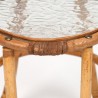 Small model vintage bamboo plant table