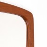 Aarhus Glasimport Mid-Century model 357 A mirror in teak
