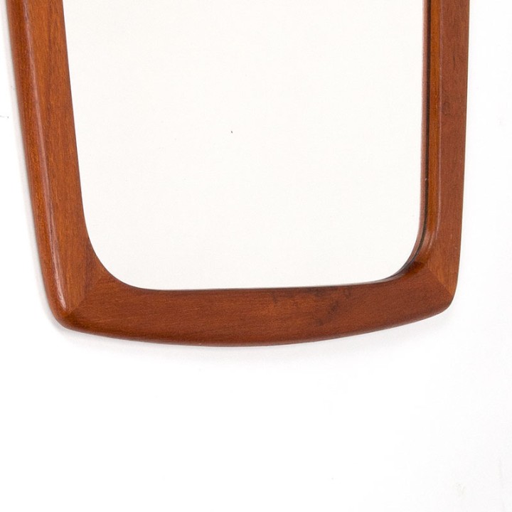 Aarhus Glasimport Mid-Century model 357 A mirror in teak