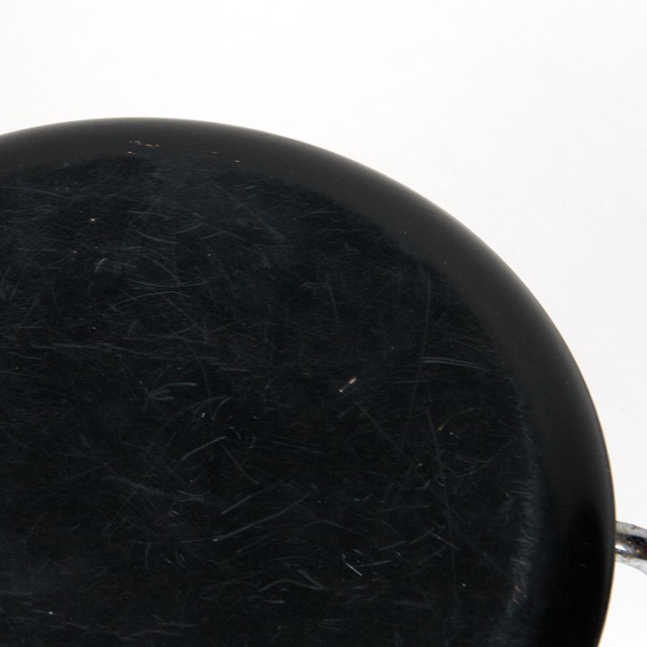 Arne Jacobsen Mid-Century vintage zwarte Dot kruk