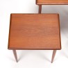 Mid-Century Deense teakhouten set nesttafels