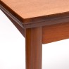 Uitschuifbare Mid-Century Deense teakhouten eettafel