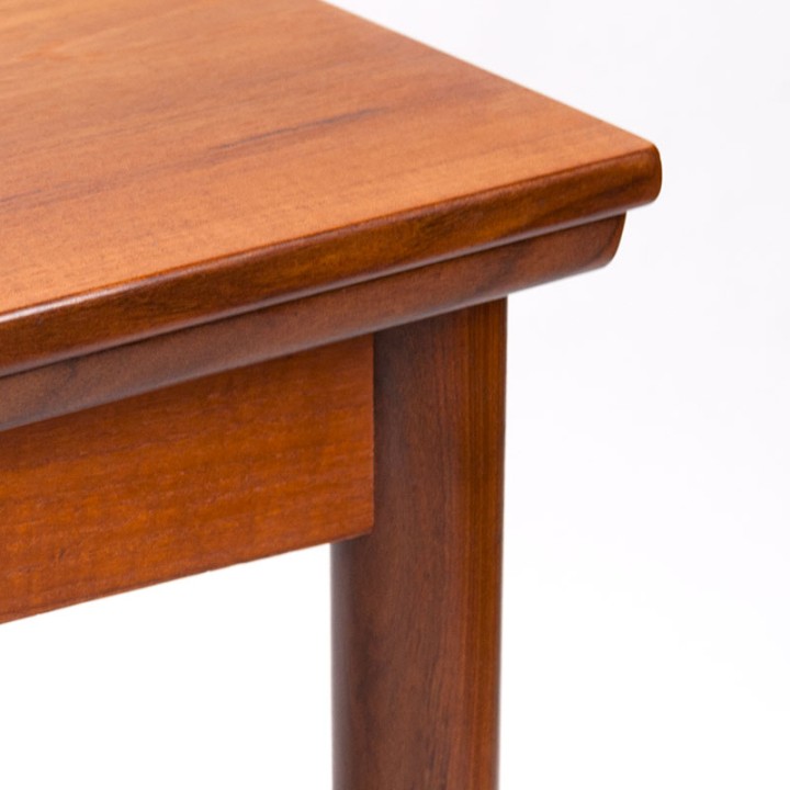 Uitschuifbare Mid-Century Deense teakhouten eettafel