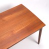 Uitschuifbare Mid-Century Deense teakhouten eettafel