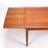 Uitschuifbare Mid-Century Deense teakhouten eettafel