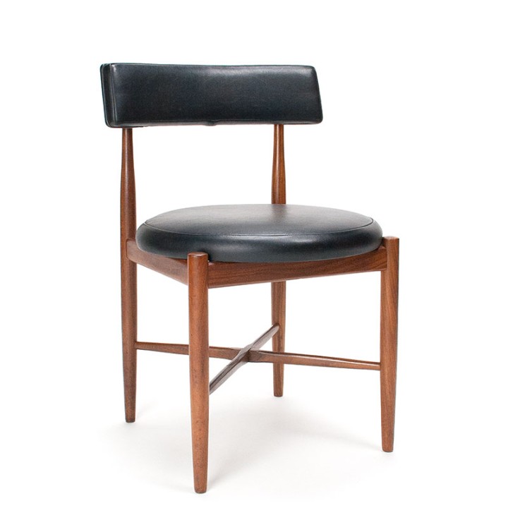 Fresco set van 6 Mid-Century G Plan eettafel stoelen