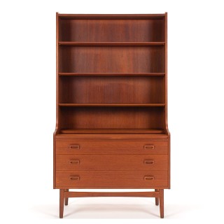 Hoog model Deense Mid-Century kast ontwerp Johannes Sorth