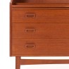 Tall model Danish Mid-Century cabinet designed by Johannes Sorth