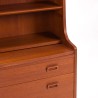 Hoog model Deense Mid-Century kast ontwerp Johannes Sorth