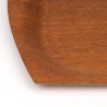 Plywood Mid-Century dienblad in teak klein model