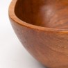 Teakhouten saladeschaal vintage model