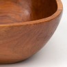 Teakhouten saladeschaal vintage model