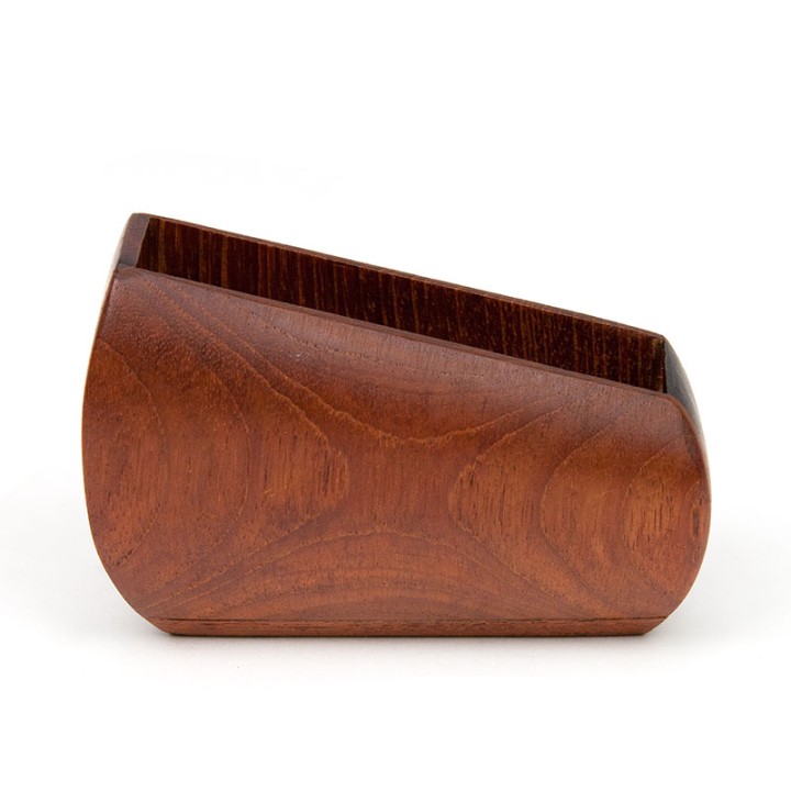 Mid-Century Deens visitekaarthouder in teak en palissander