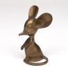 Mid-Century decoratief messing muisje