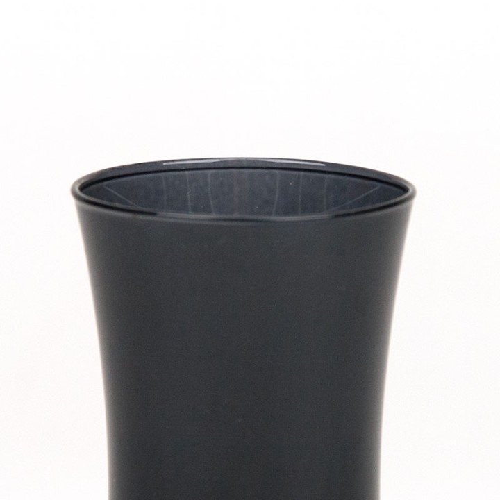 Grey glass Mid-Century vase
