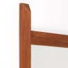 Mid-Century Deense spiegel met teakhouten lijst