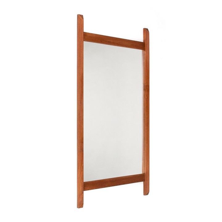 Mid-Century Danish mirror with teak frame