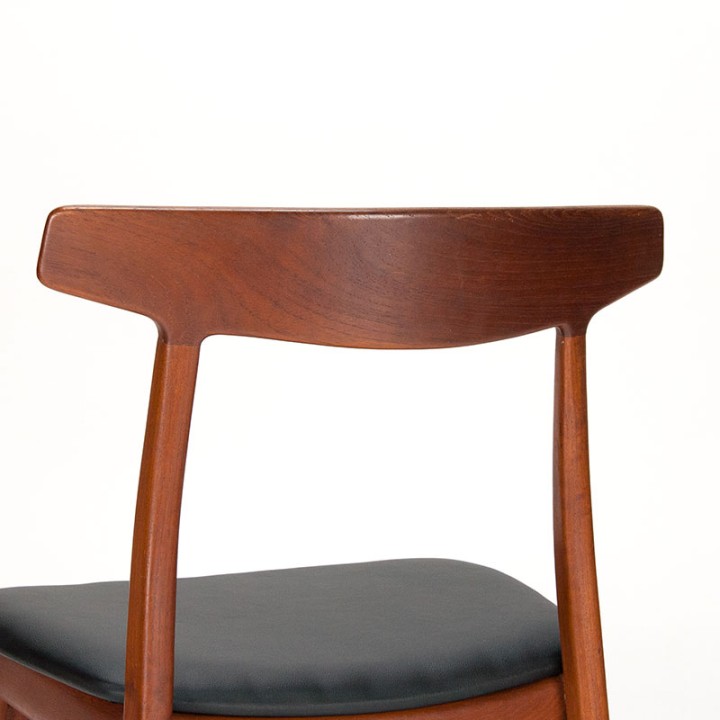 Henning Kjaernulf Danish Mid-Century chair for Bruno Hansen