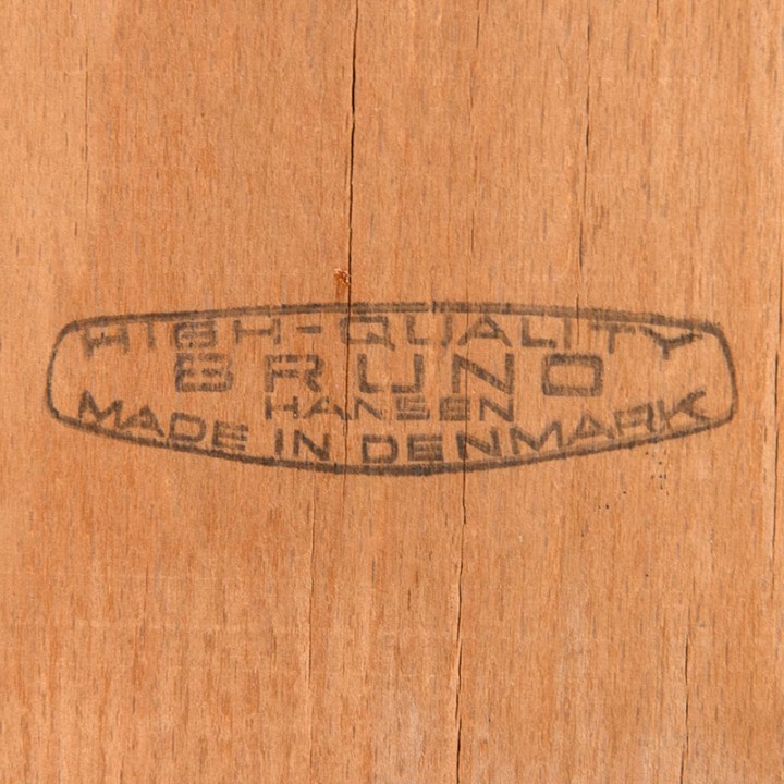 Henning Kjaernulf Danish Mid-Century chair for Bruno Hansen