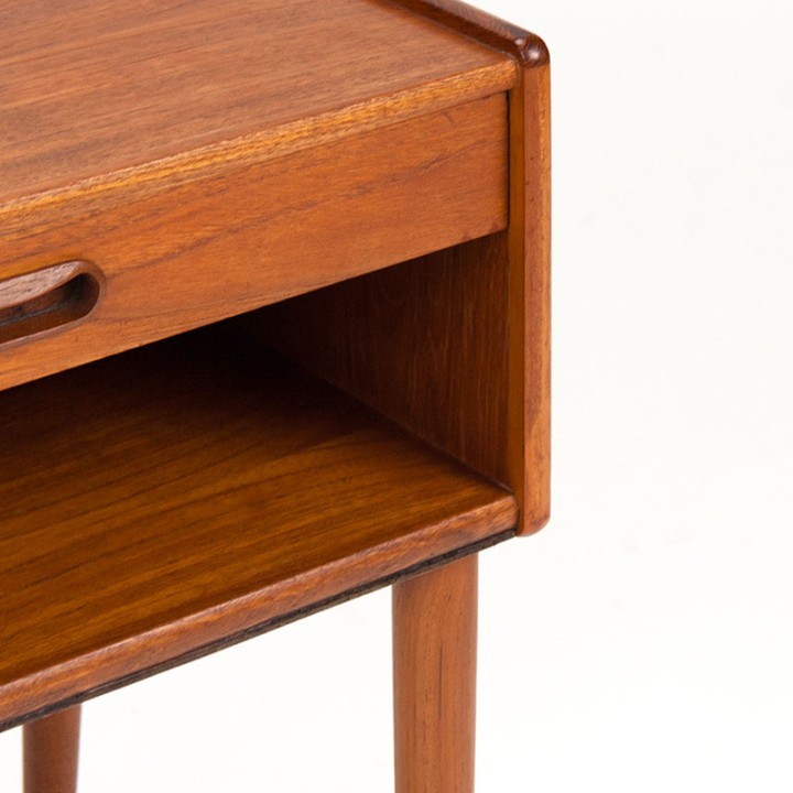 Danish Design bedside table vintage model in teak