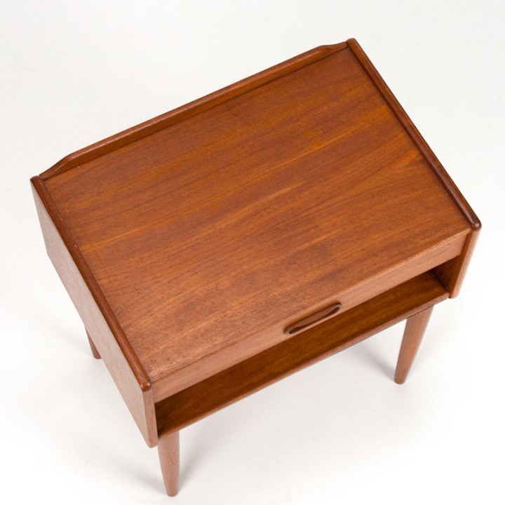 Danish Design bedside table vintage model in teak