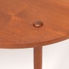 Mid-Century Danish round model coffee table in teak