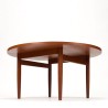 Mid-Century Danish round model coffee table in teak