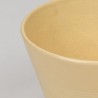 Yellow vintage flower pot from the Erica ceramics factory