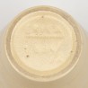 Yellow vintage flower pot from the Erica ceramics factory