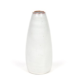 Klein smal vintage wit vaasje van Ravelli