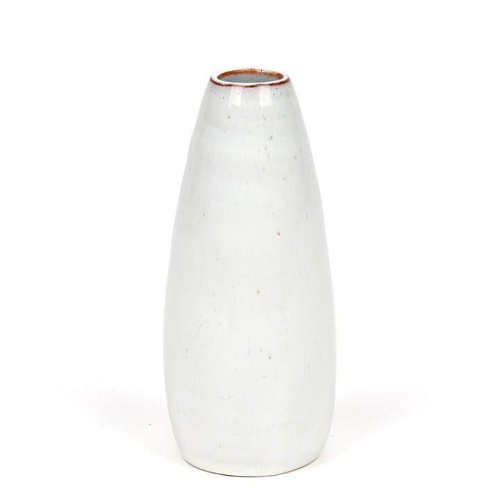 Klein smal vintage wit vaasje van Ravelli