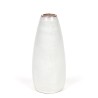 Small narrow vintage white vase by Ravelli