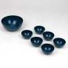 Kaj Franck Mid-Century enamel set of 7 bowls