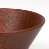 Klein vintage teakhouten schaaltje jaren zestig
