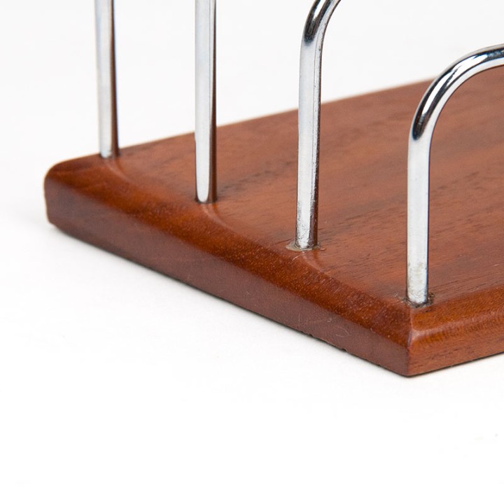 Teakhouten Mid-Century Deense brievenhouder